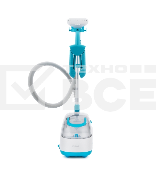 Отпариватель напольный Kitfort КТ-957 1500Вт белый/бирюзовый