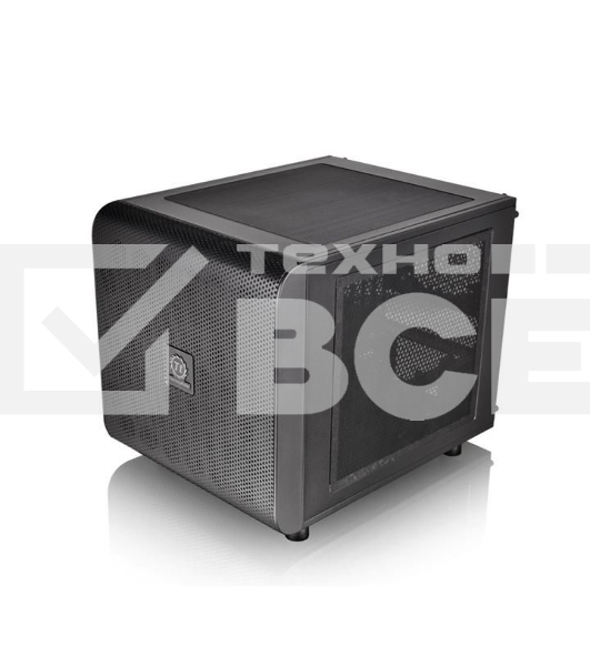 Компьютерный корпус Thermaltake Case Tt Core V21 CA-1D5-00S1WN-00  mATX/ win/ black/ USB3.0/ no PSU