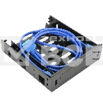 CMU3-B5 панель с двумя портами USB 3.0 в слот 5.25 компьютерного корпуса и слот 1*3.5/2*2.5, фото2