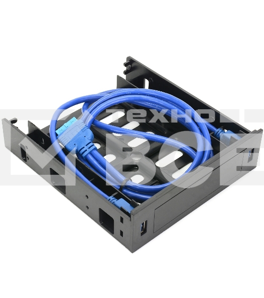 CMU3-B5 панель с двумя портами USB 3.0 в слот 5.25 компьютерного корпуса и слот 1*3.5/2*2.5
