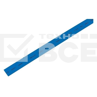 Трубка термоусадочная 10.0/5.0 1м син. Rexant 21-0006