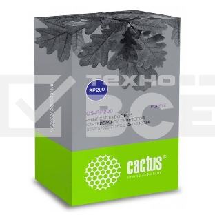 Картридж матричный Cactus CS-SP200 фиолетовый (12.7 мм x3 м, 1 000 000 знаков) для Star SP200/212FC/212FD/242/298