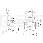 Кресло игровое Бюрократ VIKING 5 AERO BLUE черный/синий искусственная кожа, фото13