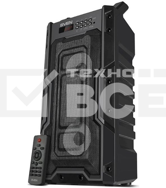 Колонка портативная Sven PS-435 черный 20W 2.0 BT/3.5Jack/USB 10м 2000mAh