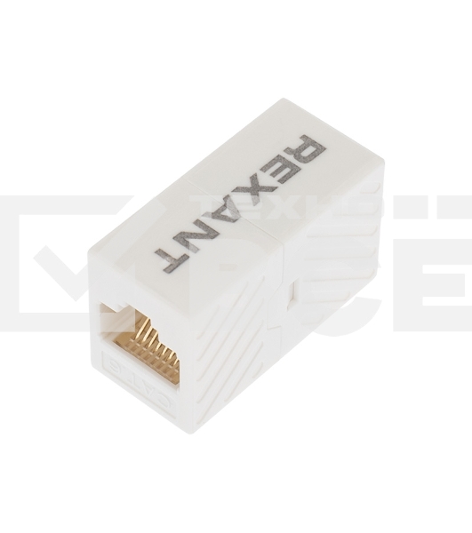 Проходной адаптер, RJ-45(8P-8C), UTP неэкранированный, категория 6, (гнездо-гнездо), REXANT