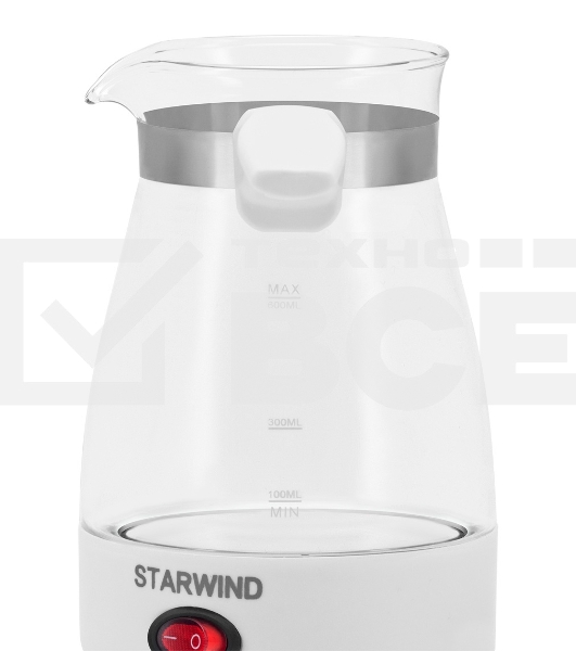 Электрическая турка Starwind STG6050 белый, исп. кофе - молотый, 0.6 л, 600 Вт.
