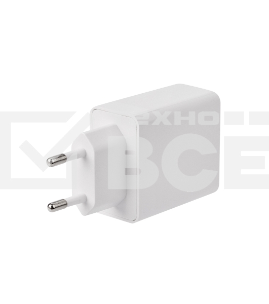 Сетевое зарядное устройство Rexant Type-C + USB 3.0 с Quick charge, белый