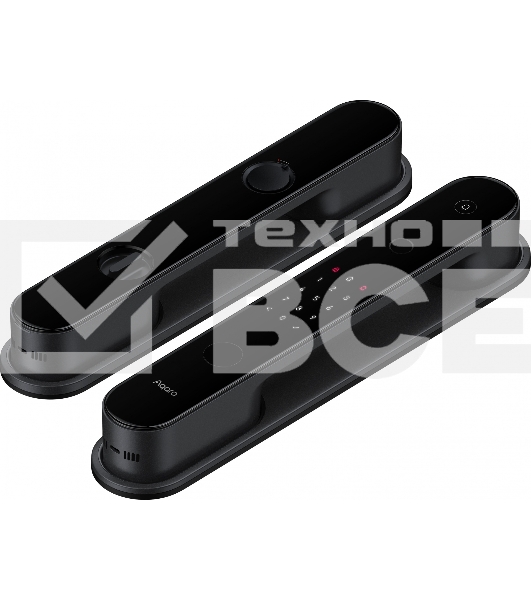 Умный замок Aqara D100 Zigbee врезной разбл.отпеч.паль. 2480mAh черный (ZNMS20LM)