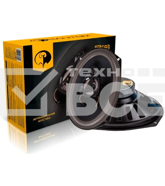 Колонки автомобильные Phantom MS 693 (без решетки) 200Вт 93дБ 4Ом 16x23см (6x9дюйм) (ком.:2кол.) коаксиальные трехполосные