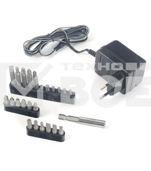 Отвертка аккумуляторная PATRIOT PS 148 4.8V, комплект бит