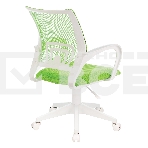 Кресло компьютерное Бюрократ CH-W695NLT TW-03A TW-18 салатовый, крестовина пластик, пластик белый, фото13