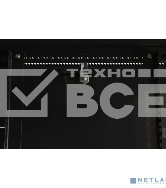 Шкаф настенный Hyperline TWB-0966-SR-RAL9004 19-дюймовый (19
