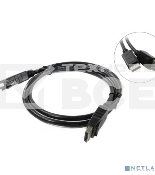 Кабель соединительный Telecom DisplayPort DP-DP 1.2V 4K@60Hz  1м <CG712-1M>