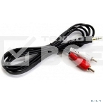 Кабель аудио Exegate 3.5mm Jack M - 2xRCA M 2м позолоченные разъемы, фото2