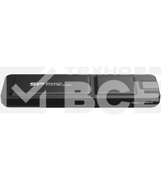 Внешний накопитель SSD 1Tb Silicon Power PX10, External, USB TypeC 3.2, Черный, read/write 1050/1050 Mb/s