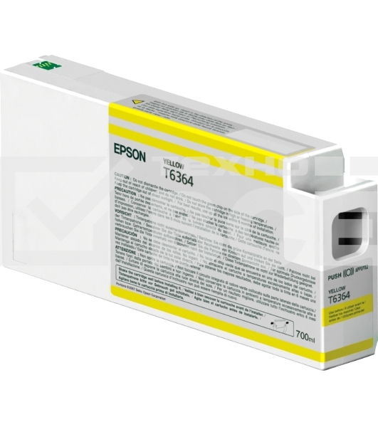 Картридж струйный Epson C13T636400 желтый (700 мл) для Stylus 7700, 7890, 7900, 9700, 9890, 9900, WT7900