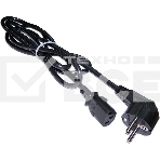 Шнур питания Lanmaster LAN-PP13/SHA-0.5-BK C13-Schuko проводник.:3x0.75мм2 0.5м 220В 10А (упак.:1шт) черный, фото4