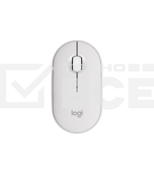 Мышь беспроводная Logitech Pebble 2 M350S белый, 4000 dpi, Bluetooth, кнопки - 3