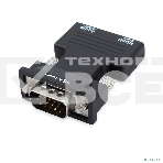 Адаптер ORIENT C105 HDMI F -> VGA 15M+Audio, для подкл.монитора/проектора к выходу HDMI, аудиокабель в комплекте, черный (31300), фото3