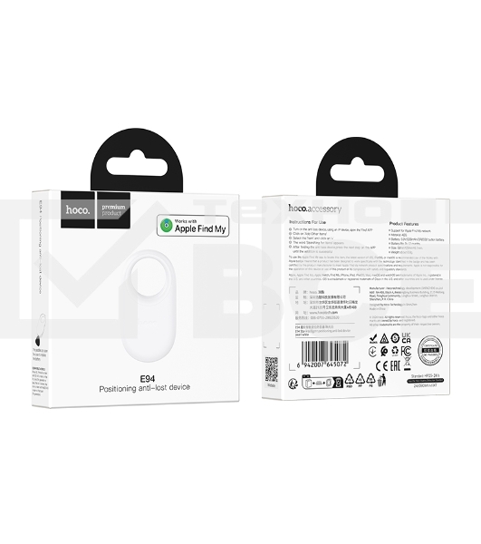GPS-трекер (AirTag) Hoco, E94, белый, коробка