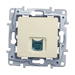 Розетка компьютерная RJ45 кат. 5 UTP, сл. кость ETIKA, фото6