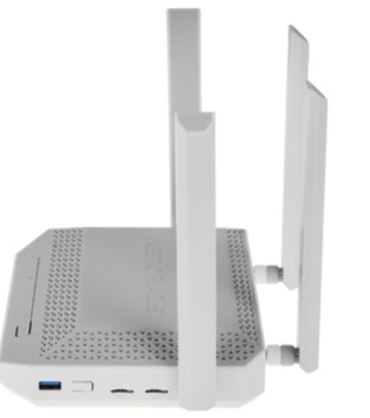 Гигабитный интернет-центр Netcraze Hopper 4G+ (NC-2312) с модемом 4G+, двумя слотами для SIM-карт, Mesh Wi-Fi 6 AX3000, 5-портовым Smart-коммутатором и многофункциональным портом USB 3.0