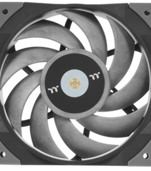 Вентилятор для корпуса Thermaltake TOUGHFAN 12 Turbo черный, 120 мм, 2500 об/мин, 28.1 дБ, 4 pin
