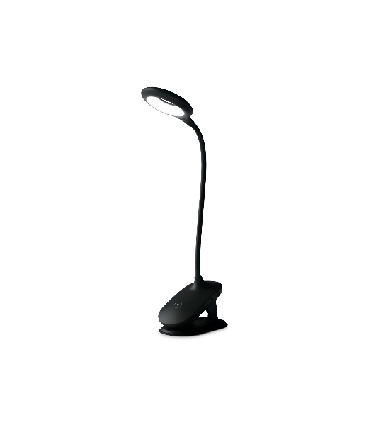 Светодиодная настольная лампа Ambrella light DE703 BK черный LED 3000-6000K 6W