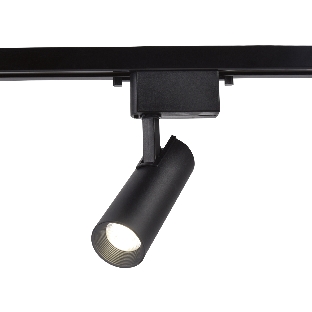 Трековый однофазный светодиодный светильник Ambrella light GL5858 BK черный LED 10W 4200K 24°