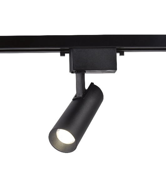 Трековый однофазный светодиодный светильник Ambrella light GL5858 BK черный LED 10W 4200K 24°