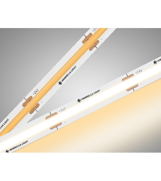 Светодиодная лента Ambrella light GS4751 COB 528Led/14W m/ 24V IP20 3000K/ 5m*10mm*2mm (2 конт.)