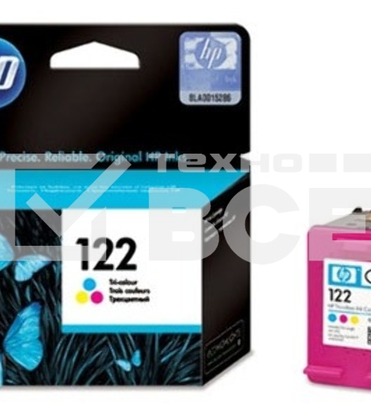 Картридж струйный HP 122 CH562HE многоцветный для HP DJ 1050A/2050A/3000 (100 стр.)