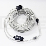 Кабель VCOM VUS7049-15M Кабель-адаптер USB2.0-repeater, удлинительный активный <Am-->Af> 15м, фото 1