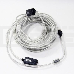 Кабель VCOM VUS7049-15M Кабель-адаптер USB2.0-repeater, удлинительный активный <Am-->Af> 15м