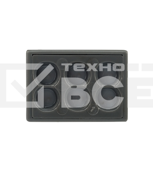 Экспресс-клемма с пастой, 6-проводная до 2,5 мм², серая (50 шт./уп.) (773-306) Rexant