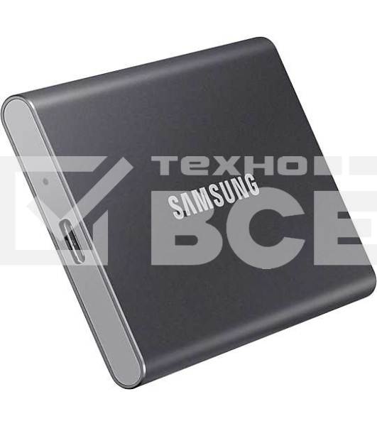 Внешний SSD Samsung T7, 2TB, USB 3.2 Gen 2 Type-C, R/W 1050/1000, титан