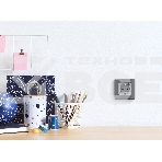 Розетка 2К+З немецкий стандарт 16А 250В с зарядным устройством USB C 1.5А 5В алюминий, фото2