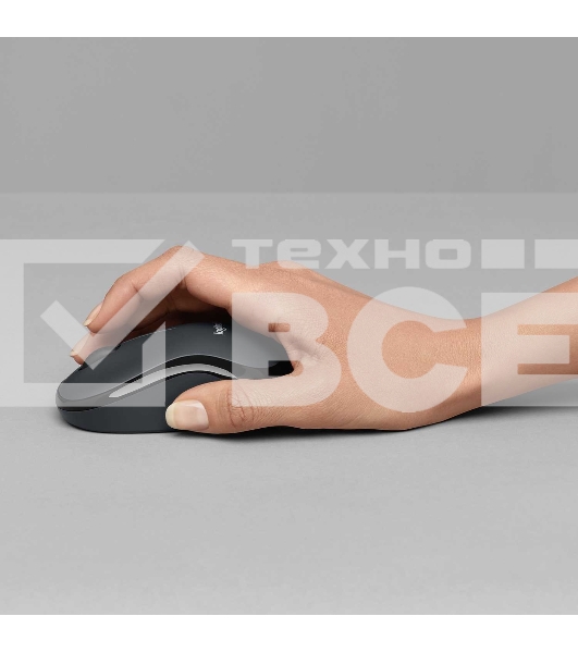 Мышь беспроводная Logitech M220 SILENT черный, 1000 dpi, радиоканал, USB, кнопки - 3
