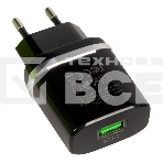 Сетевое ЗУ QC 3.0 HOCO HC-16255 C12Q 1 USB Выход: 5V_9V_12V, 18W черный, фото3