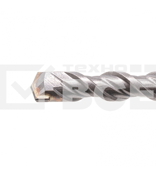 Бур по бетону, двойная спираль, Cobalt W-tip, 12x160 мм, SDS PLUS Denzel