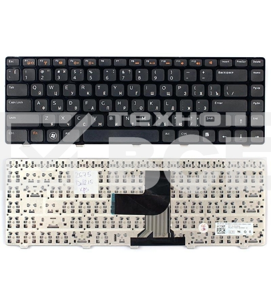 Клавиатура для ноутбука Dell XPS 15 L502X M5040 N5050 N5040 N4110 черная