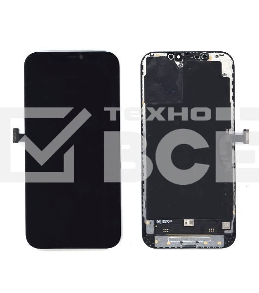 Дисплей (модуль) для Apple iPhone 12 Pro Max в сборе с тачскрином (orig), черный