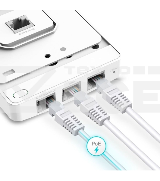 Точка доступа TP-Link EAP615-Wall AX1800 10/100/1000BASE-TX