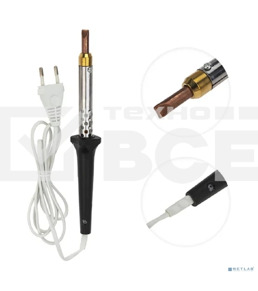 Паяльник Rexant, керам.нагреватель, 65 Вт, 230 В, ЭПСН