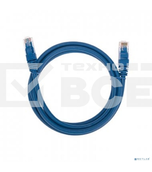 Патч-корд U/UTP Rexant категория 6, RJ45-RJ45, неэкранированный, 26AWG, LSZH, синий, 1.5 м