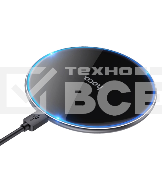 Беспроводная зарядка HOCO CW6 Pro Easy, 2A, черный