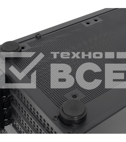 Компьютерный корпус без блока питания HSPD M210, Mesh Mid Tower, черный, 0.7 SPCC, 1x90мм mATX, mITX 140/280/150мм 1x2.5