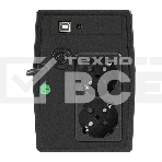 Источник бесперебойного питания ExeGate Power NB-850.LED.AVR.2SH.USB (850VA/510W, LED, AVR, 2*Schuko, USB, батарея 12V 9Ah, черный), фото14