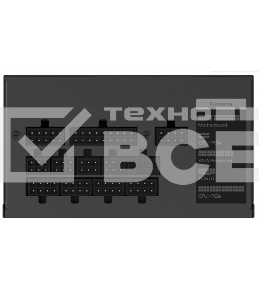 Блок питания Formula V Line FV-1000PM, 1000W, ATX3.1/PCIe5.1, APFC, 80+ Platinum, 12cm Fan, Full Modular