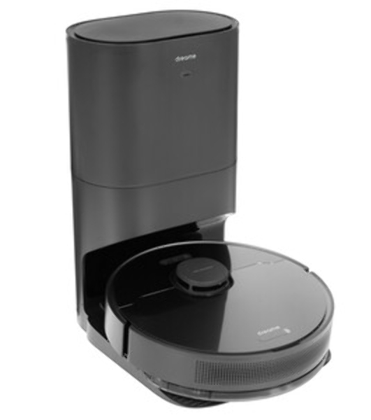 Робот-пылесос Dreame RLS6AD D10S Plus черный, 5200 мА·ч Li-Ion, уборка сухая/влажная, пылесборник контейнер 0.4 л